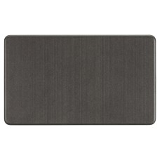 Knightsbridge 2 Gang Blank Plate - Smoked Bronze