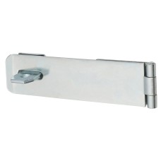 Light Duty Safety Hasp & Staple - 150mm Length - Bright Zinc Plated