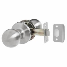 Exel Bala Hotel Mortice Door Knobset - Passage - 65mm Rose Diameter - Satin Stainless Steel