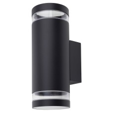 Exel Outdoor Up & Down Wall Light - IP54 - Black