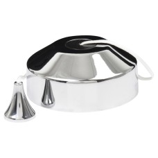 Knightsbridge 5 - 100W 1 Way Trailing Edge LED Pull Cord Dimmer Switch - Polished Chrome