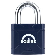 Squire Stronglock Laminated Steel Open Shackle Padlock - 48mm Body - 19 x 20.5mm Shackle - Blue