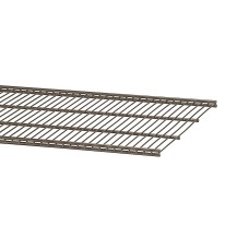 elfa Top Track System - Click In Ventilated Wire Shelf - 450 x 405mm - Graphite