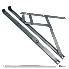 uPVC/Timber Standard Window Friction Stay Hinge - 17mm Stack - 16