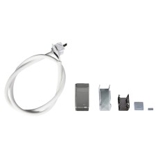 Integral LED Soldering Free Straight End Outlet Connector for 12 x 17mm Side Bend Neon Strip Light