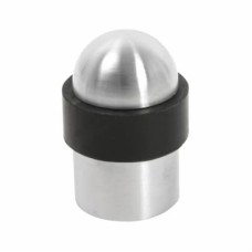 Hampstead Commercial Floor Mounted Door Stop - 50 x 30mm - Satin Stainless Steel