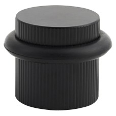 Hampstead Lines Floor Door Stop - 22 x 22mm - Matt Black 