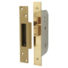 UNION 3K70 Detainer High Security Sashlock - 73mm Case - 44mm Backset - Right Hand - Pol Brass