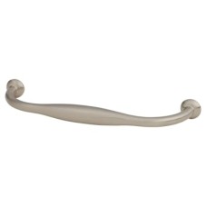 Crofts & Assinder Shrewsbury 14mm D-Bar Cabinet Pull Handle - 128mm Centres - Brushed Nickel
