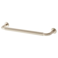 Exel Crewe 10mm Reeded D-Bar Cabinet Pull Handle - 160mm Centres - Satin Nickel