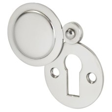 Hampstead Covered Escutcheon - 33 x 43mm - Keyhole - 316 Polished Stainless Steel