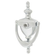 Arrone AR727K Traditional Urn Door Knocker With Viewer - 151 x 76mm - Satin Chrome