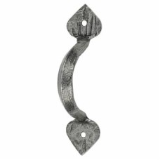 Olde Forge Gothic D-Bar Cabinet Pull Handle - 71mm Centres - Pewter