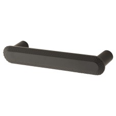 Hampstead Morley 19mm Bobbled D-Bar Cabinet Pull Handle - 96mm Centres - Matt Black