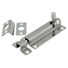 Hampstead Straight Barrel Bolt - 150 x 38mm - Polished Stainless Steel