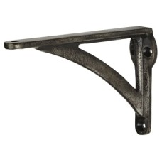 Olde Forge Curved Shelf Bracket - 110 x 80mm - Pewter Effect