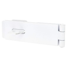 Light Duty Safety Hasp & Staple - 114 x 37mm - White