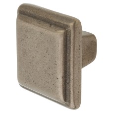 Crofts & Assinder Windsor Square Cabinet Knob - 34 x 34mm - Iron Lacquer