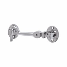 Hampstead Heavy Duty Cabin Hook & Eye - 75mm Length - Polished Chrome