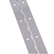 Exel Steel Continuous Piano Hinge - 1850 x 38 x 0.7mm - Nickel Plated