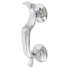 Carlisle Brass Doctor Door Knocker - 188 x 33mm - Polished Chrome