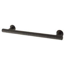 Hampstead Kendal 10.5mm Hammered T-Bar Cabinet Pull Handle - 160mm Centres - Matt Black