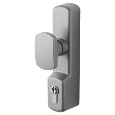 Exidor 526EC Outside Access Device - Oval Knob - Silver