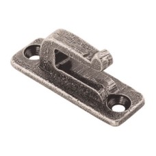 From The Anvil Replacement Casement Window Fastener Hook Plate - Reversible - Pewter