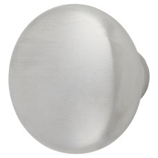 Alexander & Wilks Wade Round Cabinet Knob - 38mm Diameter - Satin Chrome