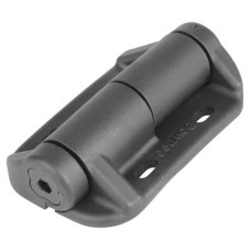 Medium Duty Nylon Gate Hinge - Self Closing - Plain - 108 x 63 x 27mm - Black - Pair