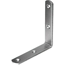 Heavy Duty Bracket - 98 x 98 x 19mm - Bright Zinc Plated - Pack of 10