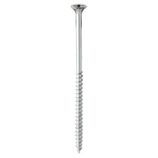 TIMCO Solo Chippy Pozi Countersunk Wood Screws - 6.0 x 120mm - Zinc Plated - Pack of 100