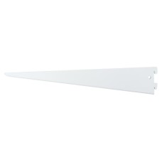 Exel Twin Slot Shelf Bracket - 470mm Length - White