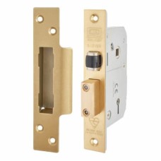 UNION 3K74 BS3621:2007 Mortice Sashlock - 67mm Case - 40mm Backset - Polished Brass