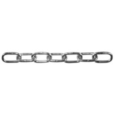 Straight Linked Chain - 20mm Link - 2.5m Chain - Stainless Steel