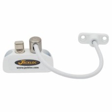Jackloc Pro-Twist Push & Turn Cable Window Restrictor – White