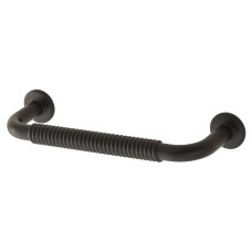 Exel Crewe 10mm Reeded D-Bar Cabinet Pull Handle - 96mm Centres - Matt Black