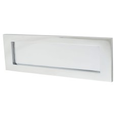 Heritage Brass by M Marcus Letter Plate - 305 x 101mm - Polished Chrome