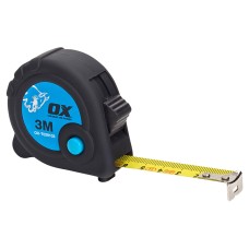 OX Trade Tape Measure - Metric - 3m