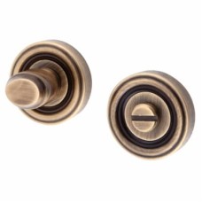 Jedo Parisian Bathroom Turn & Release - 40mm Diameter - Antique Brass