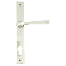 From The Anvil Avon uPVC Slimline Multipoint Door Handle - 92mm c/c - Polished Nickel