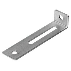 Adjustable Bracket - 77 x 15 x 17.5mm - Zinc Plated - Pack of 10