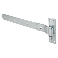 Heavy Duty Cranked Hook & Band Gate Hinge - 750 x 56mm - Galvanised - Pair