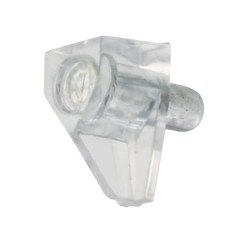 Shelf Support - 5mm Pin - Transparent - Pack of 50