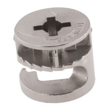 Rimless Cam Connector - 18mm Min Panel Thickness - Nickel Plated - Pack of 50