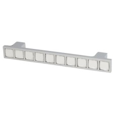 Swarovski Crystal Miletus 15mm T-Bar Cabinet Pull Handle - 96mm Centres - Clear