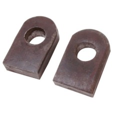 Gate Eye to Weld with Straight End Base - 22mm Pin - Self Colour Steel - Pair