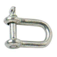 Dee Shackle - 12mm - Zinc Plated - Pack of 10