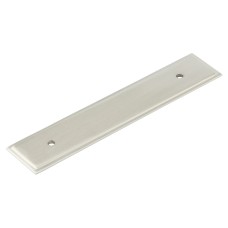 Frelan Hoxton Rushton Cabinet Handle Backplate Only - 140 x 30mm - Satin Nickel