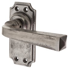 Olde Forge Polished Iron Latch Door - Short Plate - York Range - 102 x 48mm